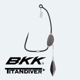 BKK TitanDiver+ Weighted Swimbait Hooks