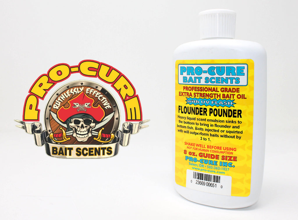 Pro-Cure Bait Oil - 8 oz. Flounder Pounder