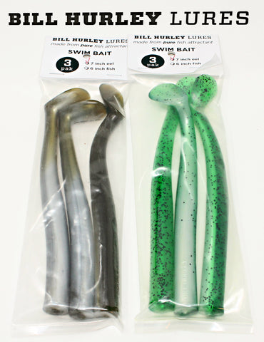 Bill Hurley Cape Cod Sand Eels - 7" Sand Eel Swimbait Replacement Pack