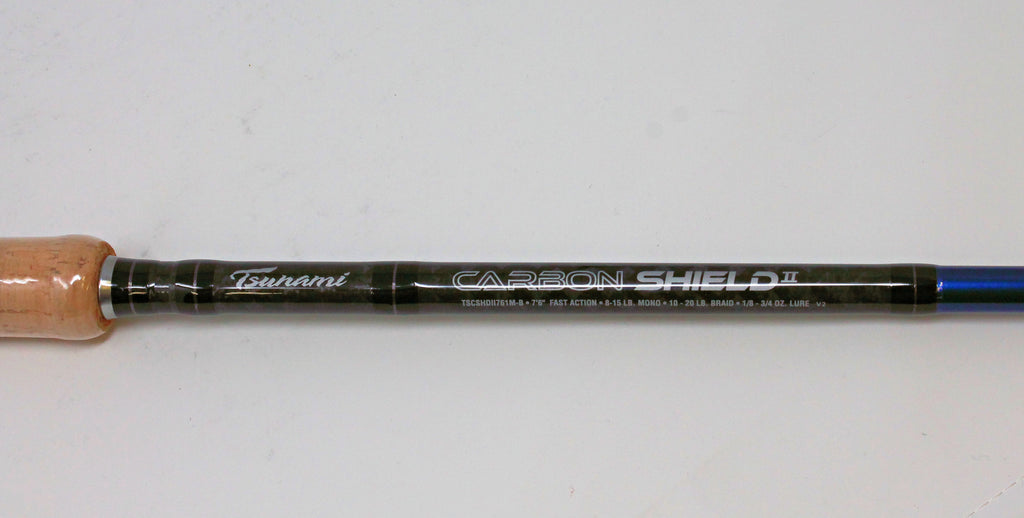 Tsunami Carbon Shield II Casting Rod - Blue