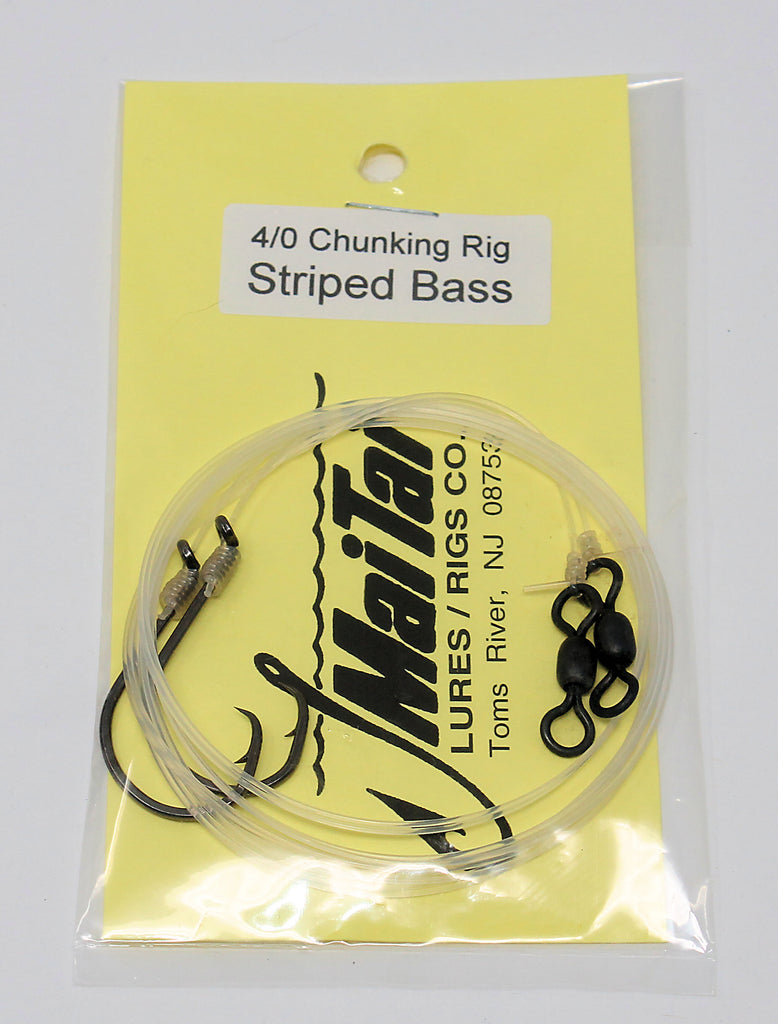 MaiTai Striped Bass Chunking Rig – Grumpys Tackle