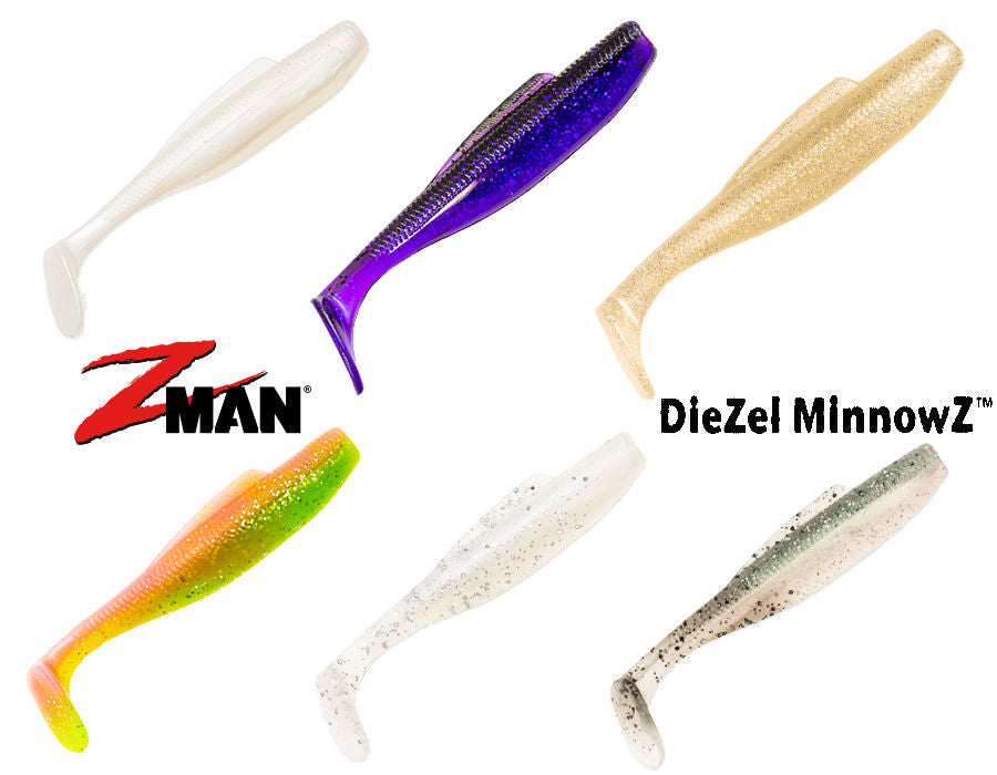 Esche Per Pesca Predatoria Z-Man Diezel Minnowz 4 Pollici - Esche Siliconiche Soft Per Pesca, 5 Pezzi Per Confezione Minnowz 4 Pollici Per Bass - Foto 12