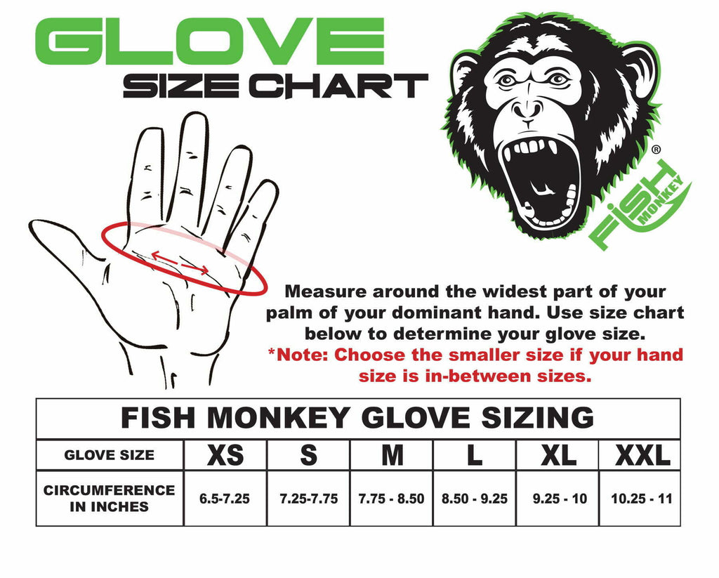 Fish Monkey Wooly Long Full Finger Wool Fishing Glove