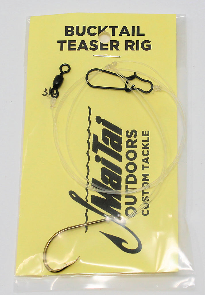 MaiTai Fluke Bucktail Teaser Rig – Grumpys Tackle