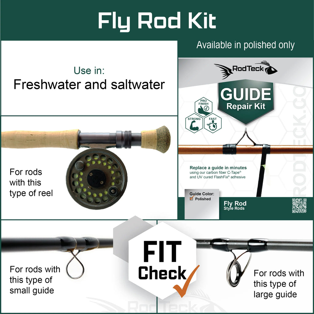 Fly Rod Guide Repair Kit – RodTeck