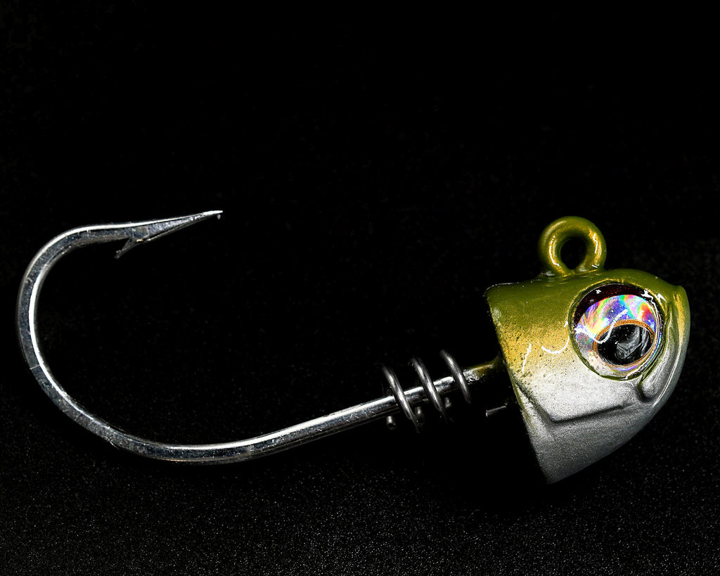 No Live Bait Needed (NLBN) Screw Lock Jig Heads Inch