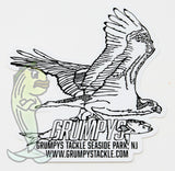 Grumpys Tackle Osprey Decal