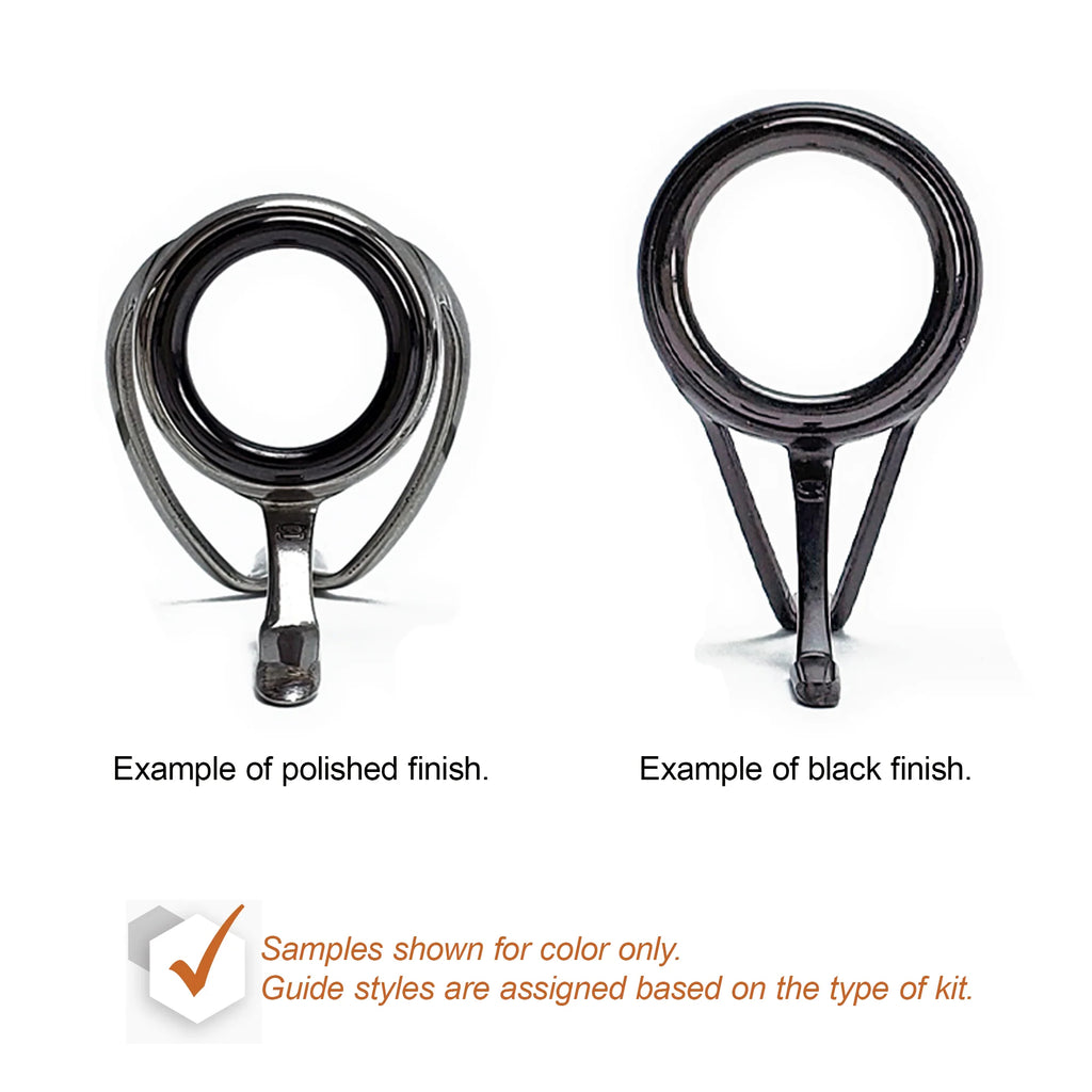 Kit Riparazione Anelli Canna Da Pesca 9KM – Guide In Acciaio Inox E Ceramica, 4-38 Mm - Foto 4