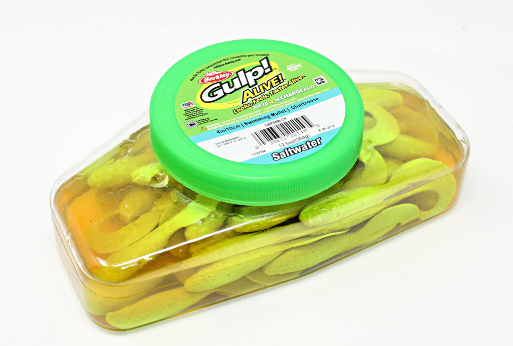 berkley gulp alive trout lures Berkley Gulp! Alive! 4" Swimming Mullet