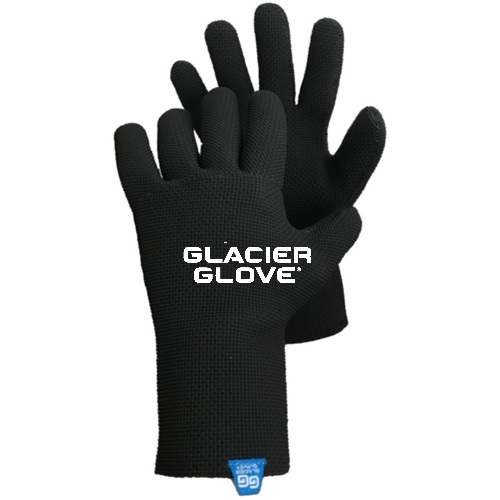 Glacier Glove Ice Bay Full Finger Glove, Black