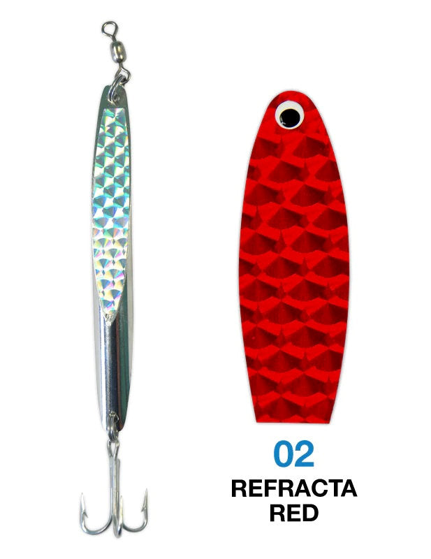 Deadly Dick Long Jigging Lure, Red