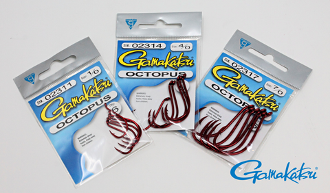 Gamakatsu Octopus Hooks - Red