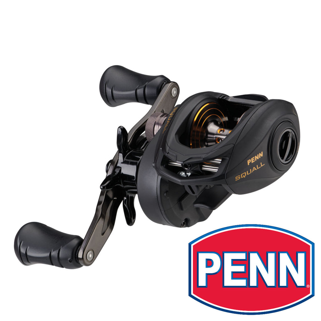 Penn SQL200LPLH Squall Low Profile Reel