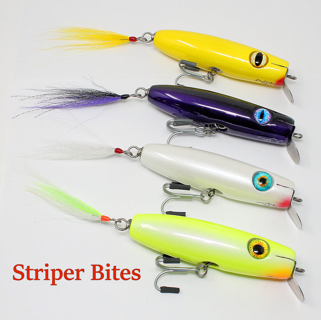 Striper Bites Cigar Swimmer – Grumpys Tackle