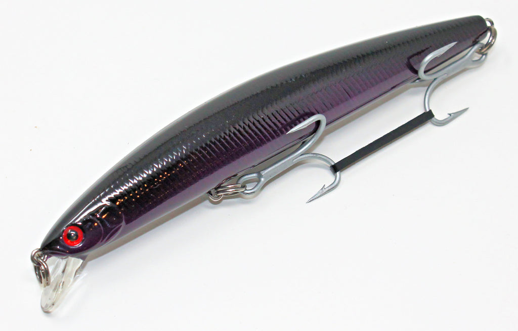 Daiwa Salt Pro Minnow Floating - Black Purple