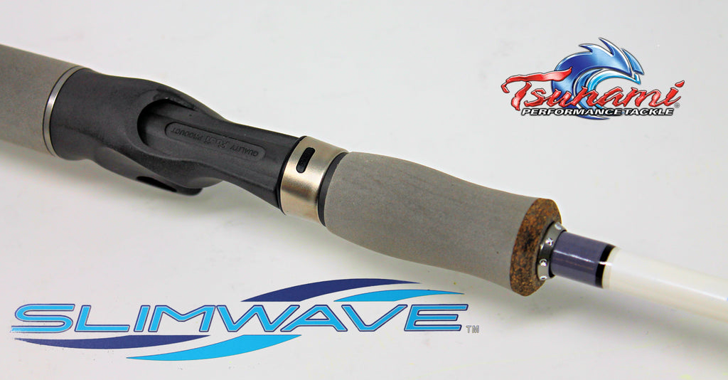 Slimwave Slow Pitch Spinning Rod - Carbon Construction With Fuji Guides