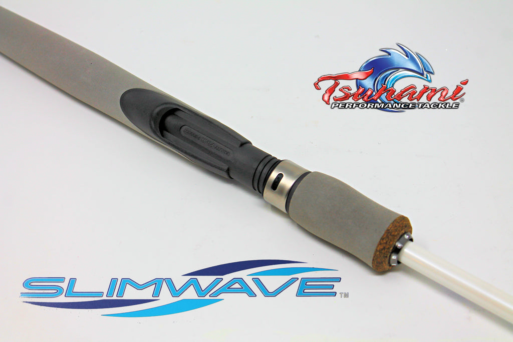 Tsunami Slim Wave White Spinning 6' 4 MH Rod