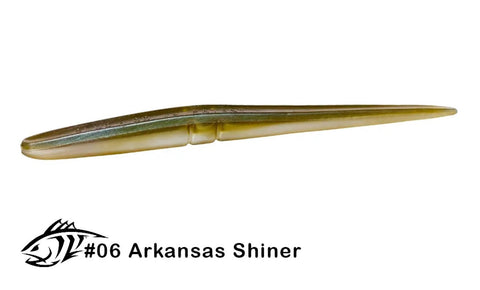 Lunker City Slug-Go 9 3-Pack - Arkansas Shiner