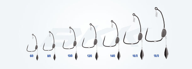 BKK TitanDiver+ Weighted Swimbait Hooks