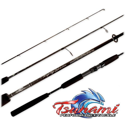 Tsunami Trophy Series Slow Pitch Jigging Spinning Rods – Grumpys Tackle