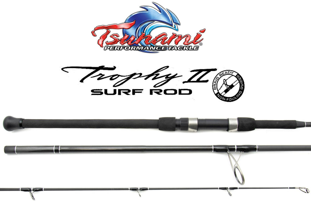 Tsunami Trophy II Surf Spinning Rod TSTIISS-802MH