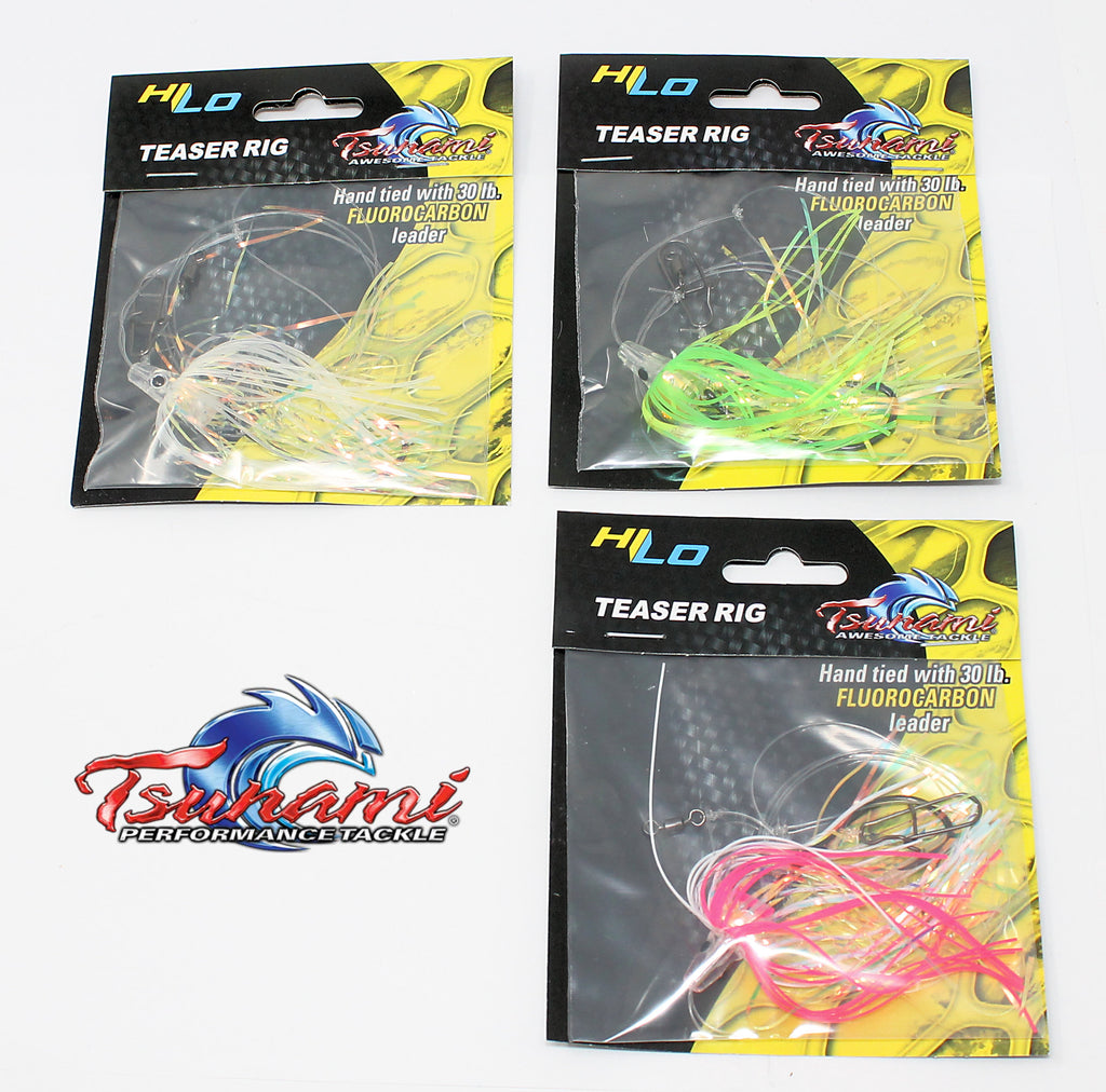 Tsunami HiLo Holographic Teaser Rig – Grumpys Tackle