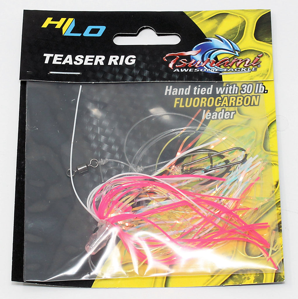 Tsunami Hi-Lo Teaser Rig - Pink/White