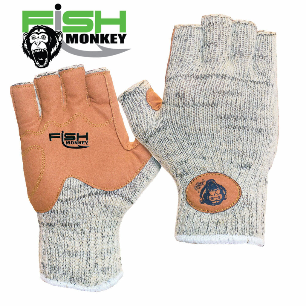 Fish Monkey Wooly Half Finger Wool Fishing Glove S/M