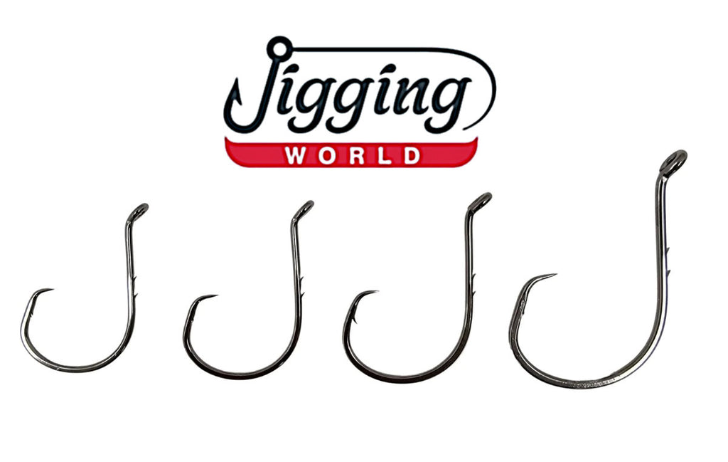 banzi fishing hooks Jigging World Zblade In-Line Circle Baitholder Hooks 5/0 / 25